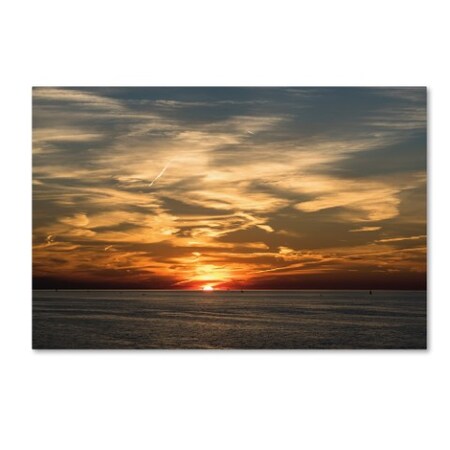 Trademark Fine Art Kurt Shaffer 'Best Sunset Maybe Ever' Canvas Art, 12x19 KS01305-C1219GG
